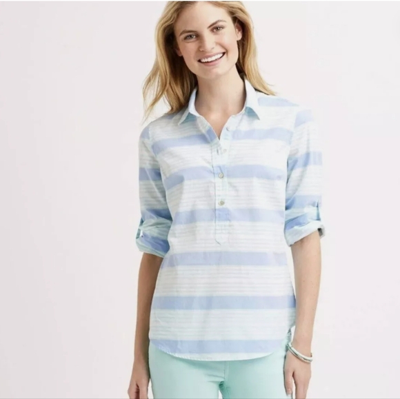 Vineyard Vines Button Down Collar Roll Tab Sleeve - Picture 1 of 7